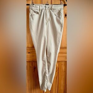 Old Navy Beige Rockstar Super Skinny High Rise Pants